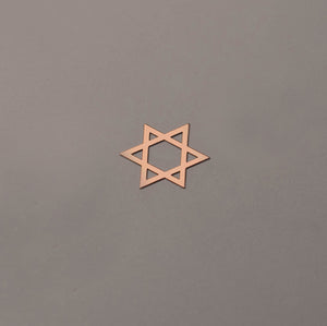 ROSE GOLD STAR OF DAVID