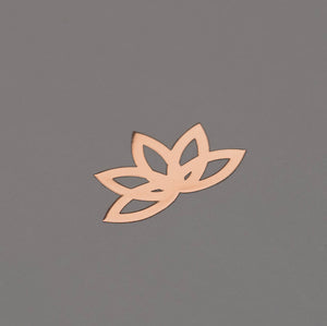 ROSE GOLD LOTUS FLOWER